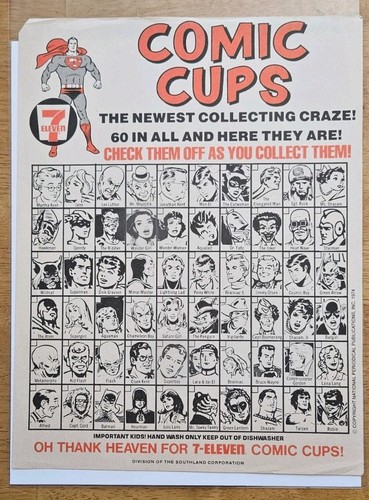 Super hero cup check - super, list